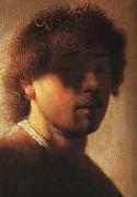 REMBRANDT Harmenszoon van Rijn A young Rembrandt